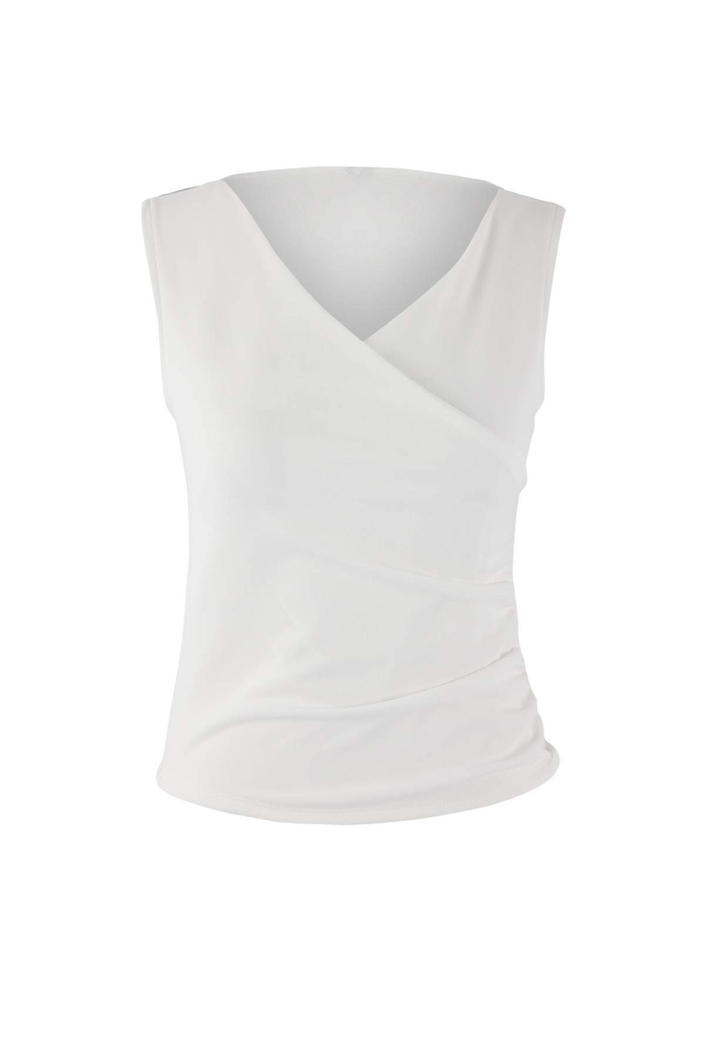 Kahverengi Fitted/Vucuda Oturan Kruvaze Kolsuz Buzgulu Scuba Krep Orme Bluz TWOSS26BZ00063 - Trendyolmilla фото 12