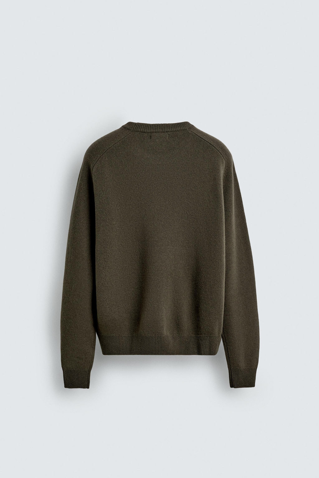 REGULAR FIT WOOL BLEND JUMPER - Zara фото 7