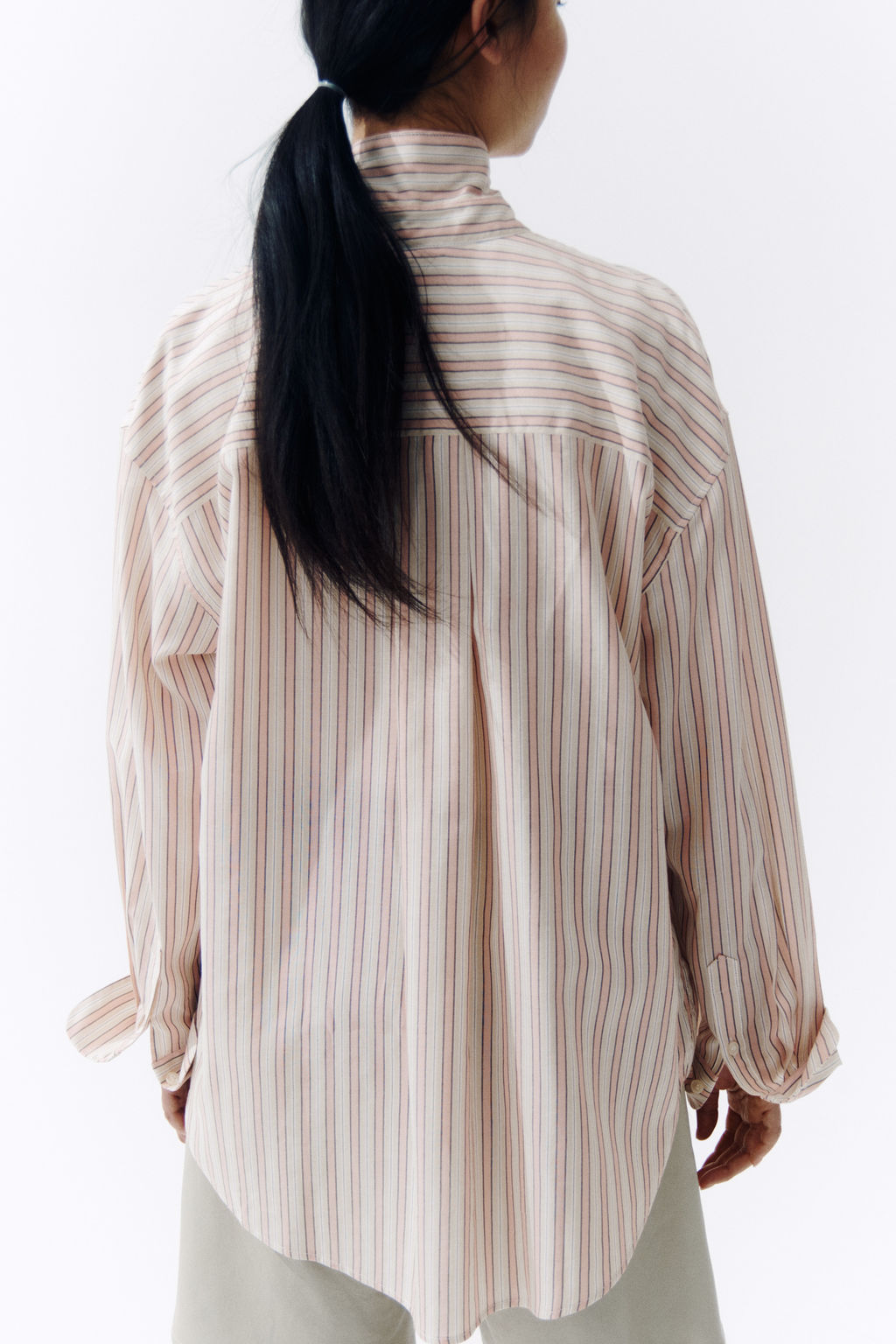 Camisa oversize en mezcla de lyocell - H&m фото 4