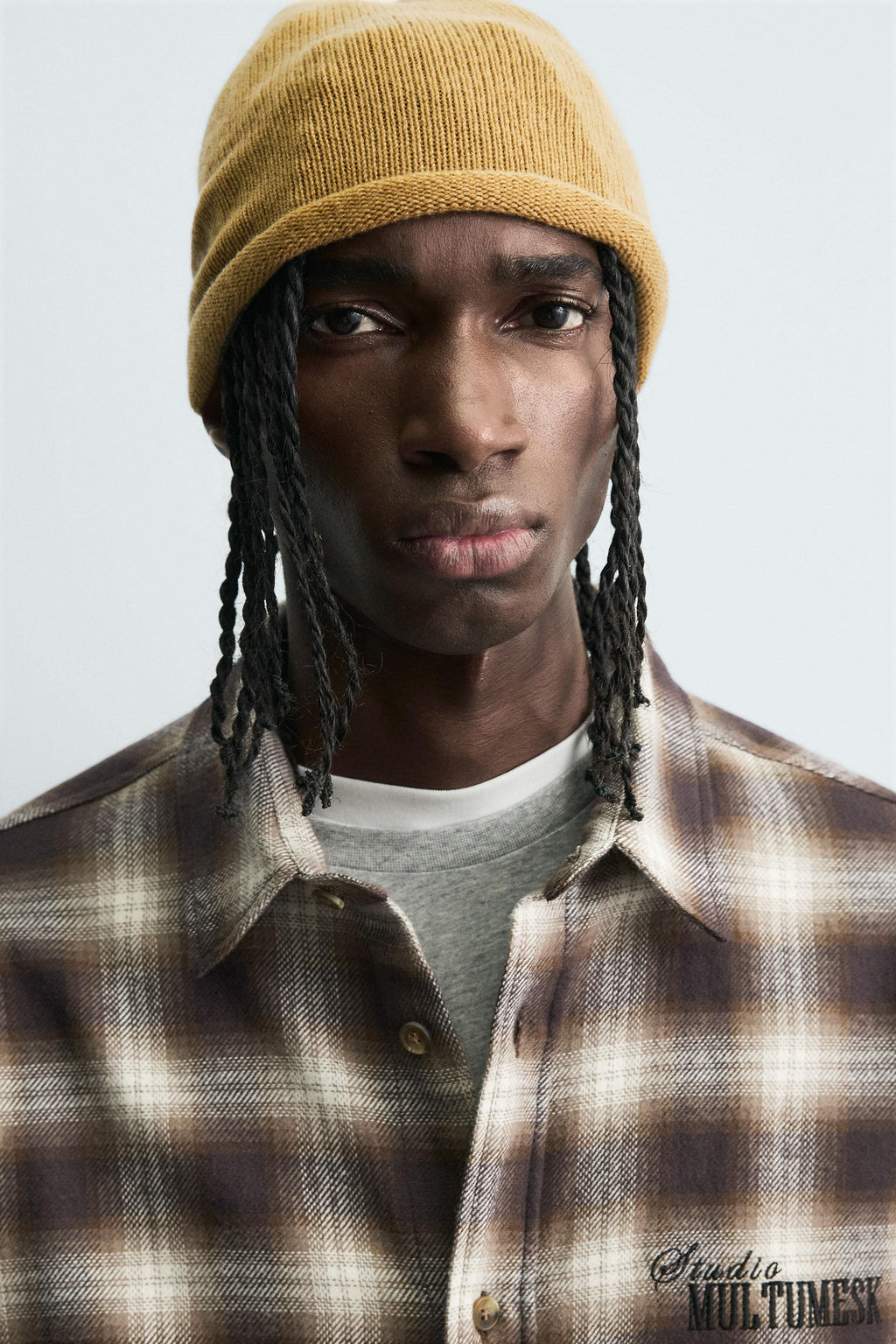 EMBROIDERED CHECK SHIRT - Zara фото 5