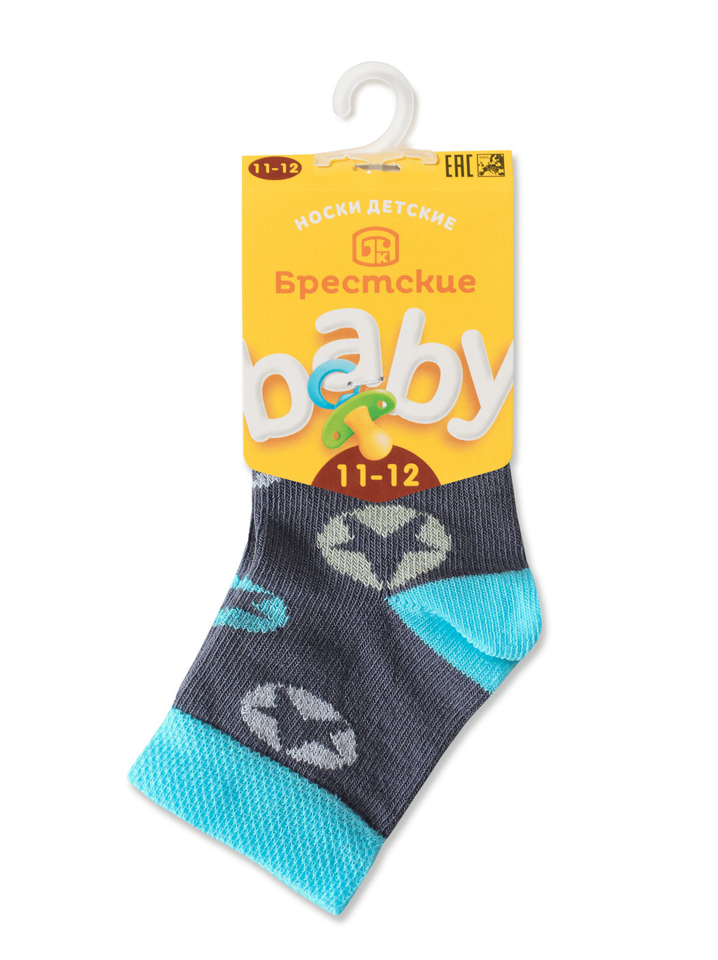 Цена за 2 пары. Носки классические Брестские BABY 3081 (с рисунком) - Conte elegant фото 2