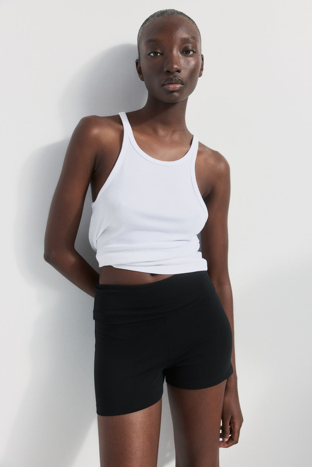 Microshorts en punto de algod?n - H&m фото 3