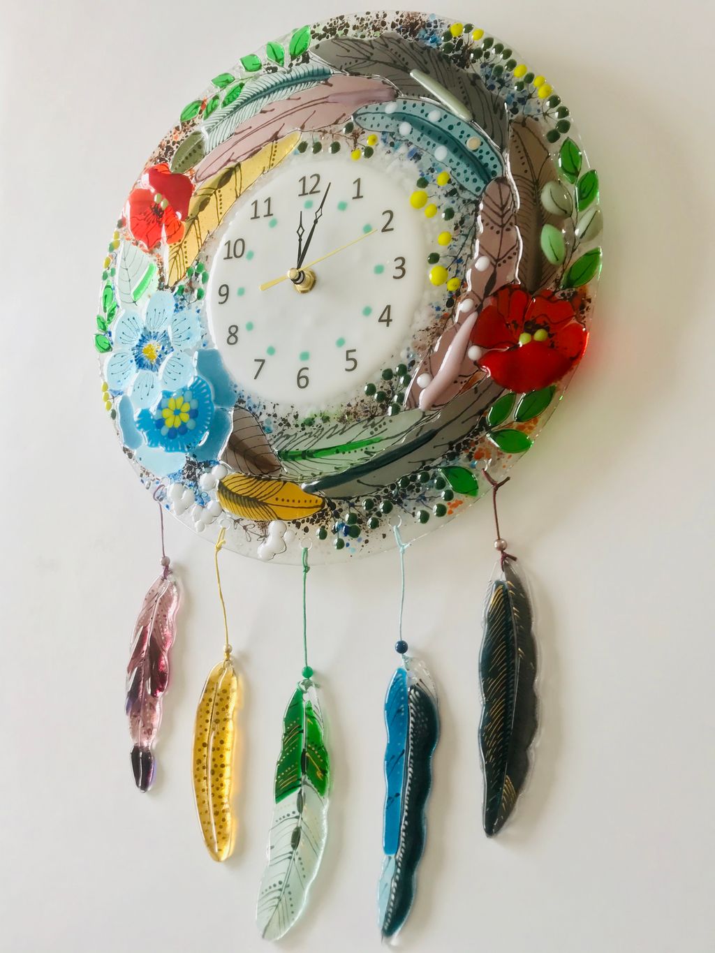 Настенные часы Птичье гнездышко - Стрекоза фото 3