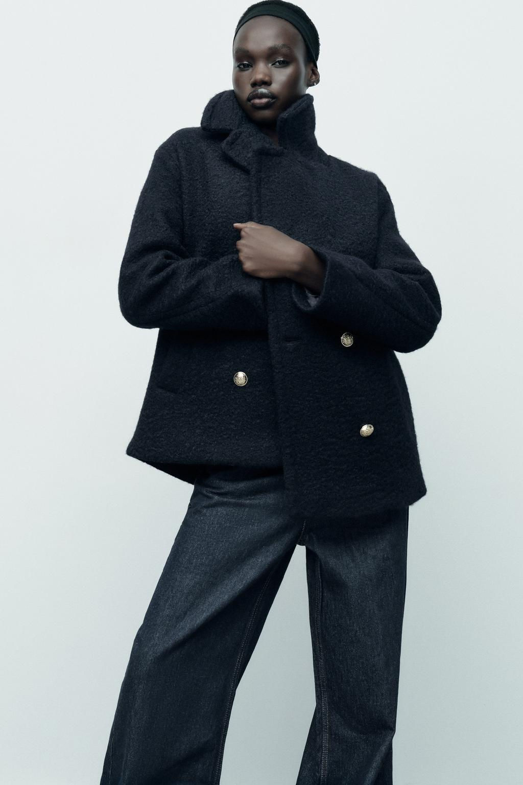 SEMI-LONG BOUCLE COAT - Zara фото 12