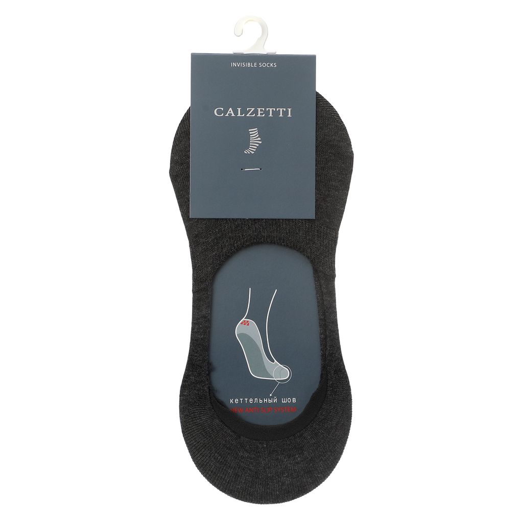 Женские подследники CALZETTI Артикул 2170278, темно-серый