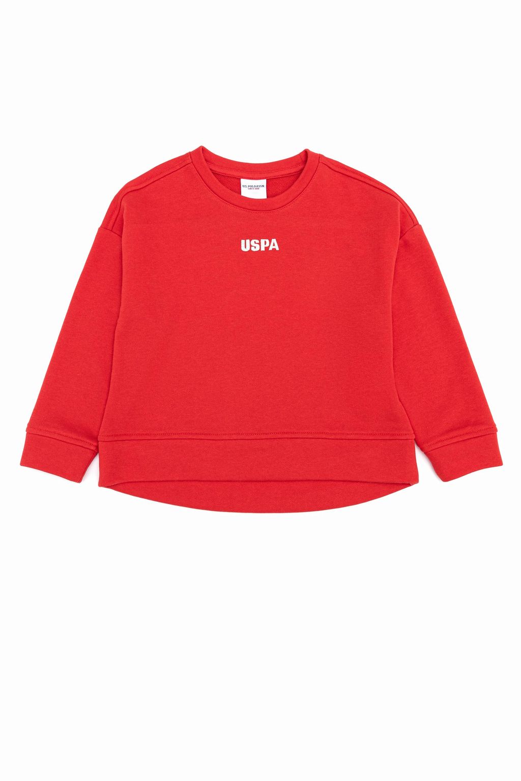 U. S. Polo Assn Детский красный базовый свитшот с круглым вырезом - U.s. polo assn фото 5