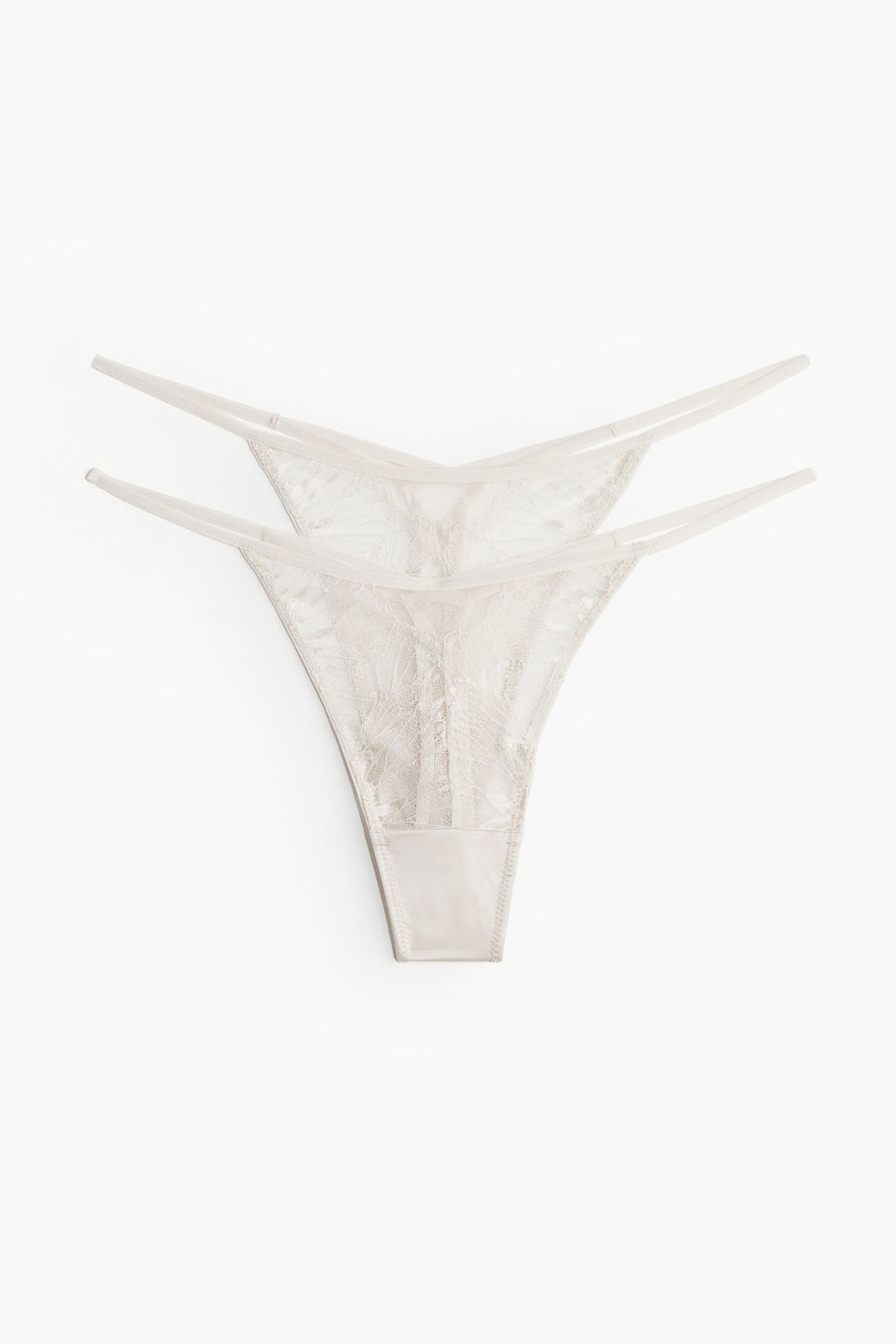 Pack de 2 bragas Thong de encaje - H&m фото 4