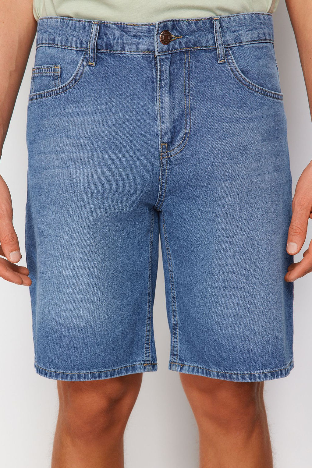 Indigo Regular Fit Denim Kot Sort TMNSS24SR00031