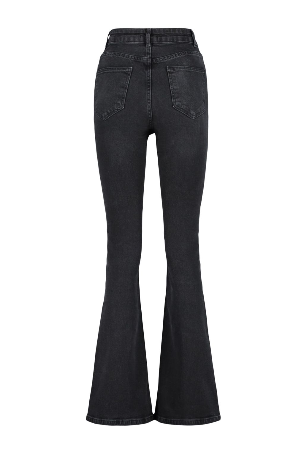 TRENDYOLMILLA Siyah More Sustainable Yuksek Bel Flare Jeans TWOSS23JE00063  фото 37