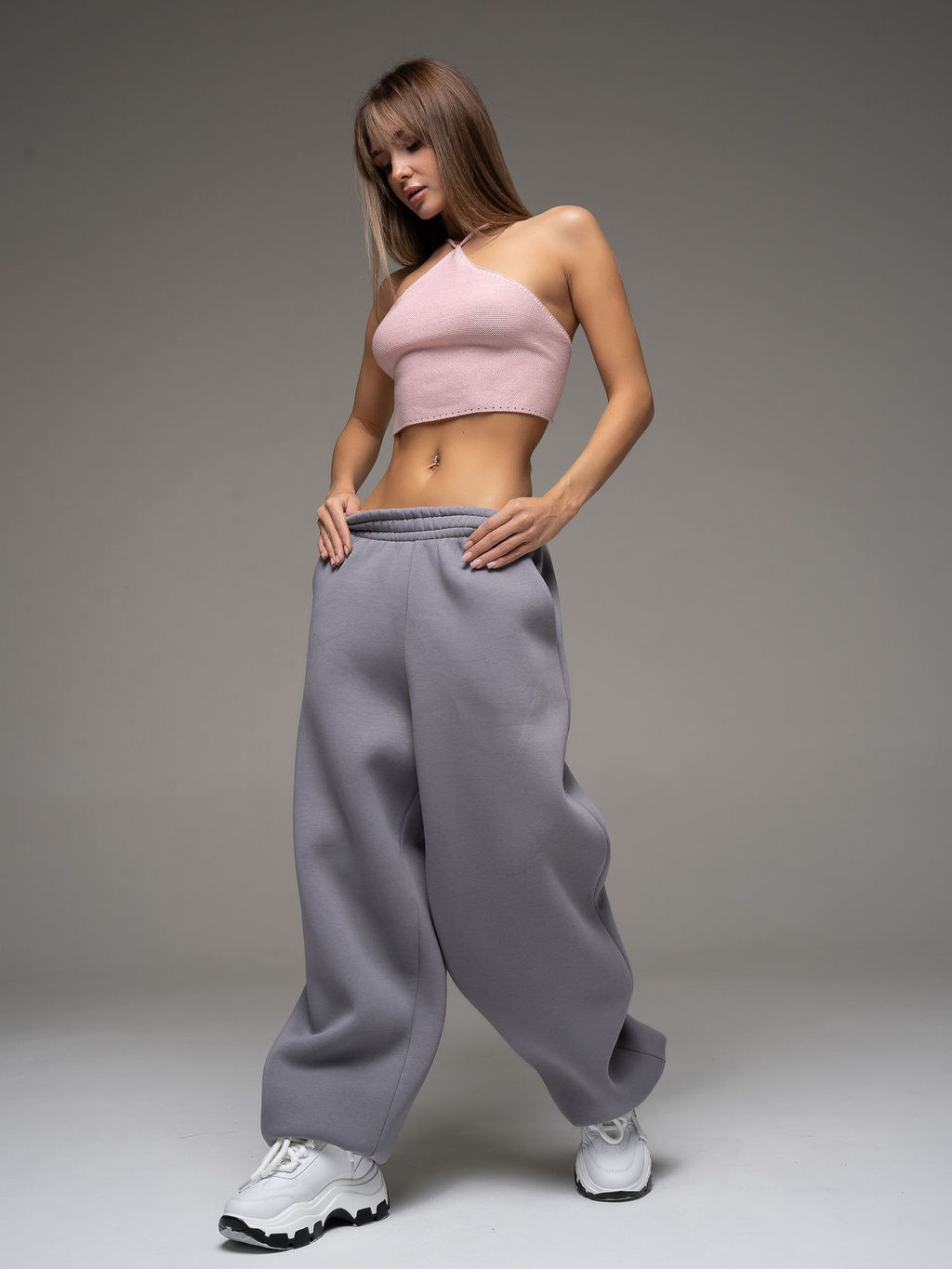 Брюки с начёсом