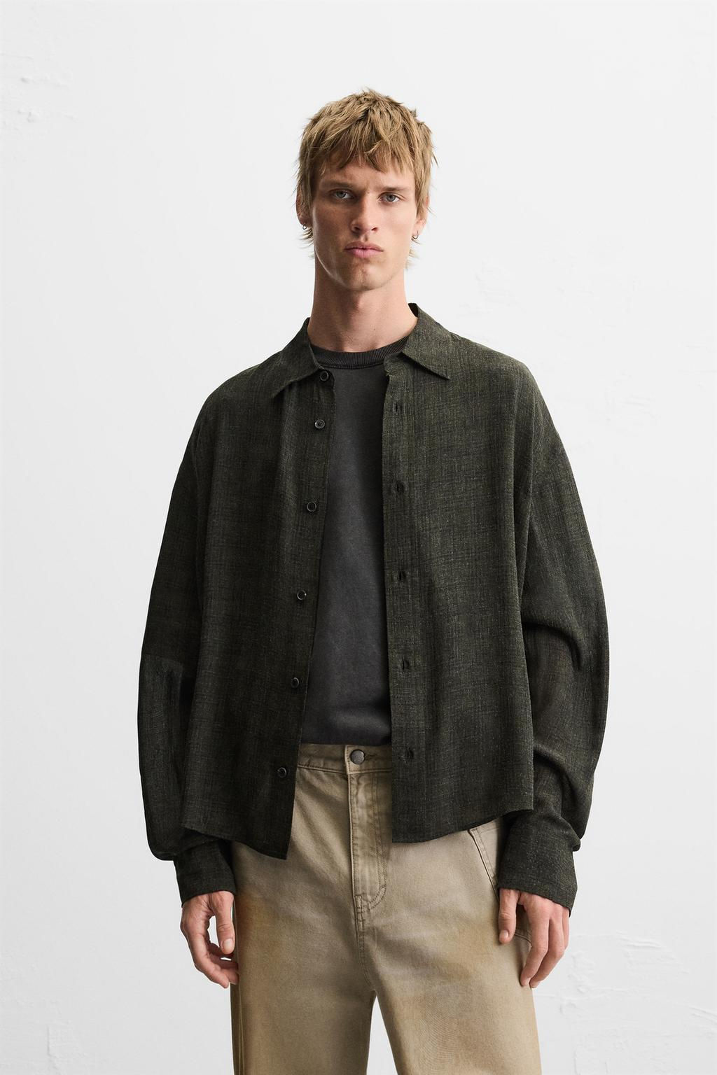 CHECK SHIRT - Zara фото 18