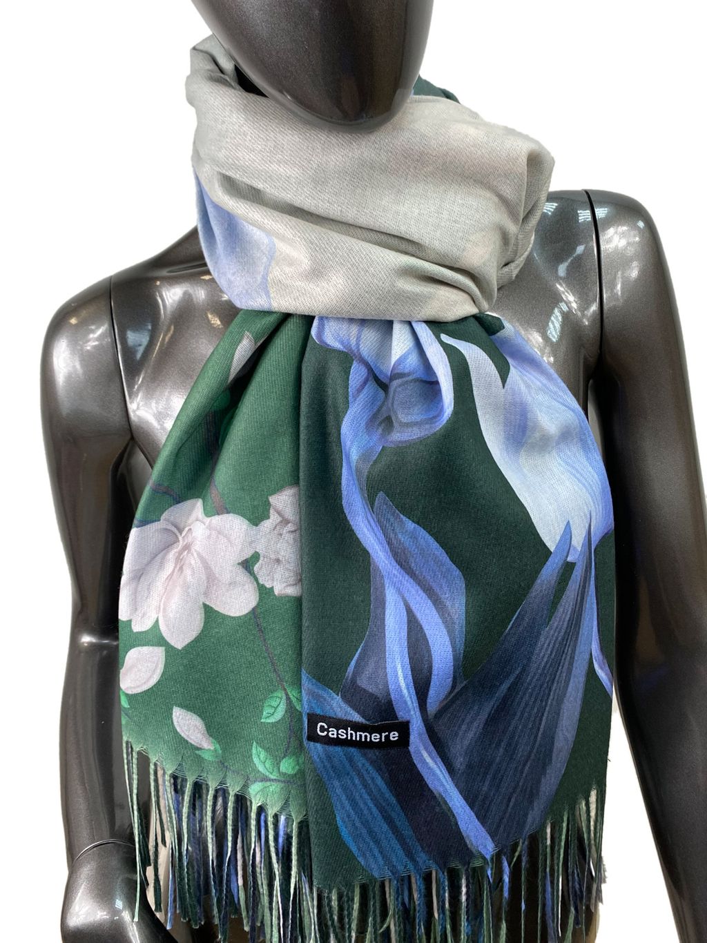 Мягкий палантин из кашемира, мультицвет - Greta фото 3