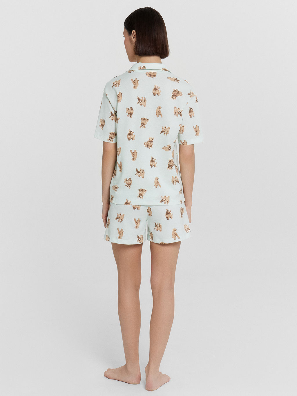 КОМПЛЕКТ ЖЕНСКИЙ (РУБАШКА, ШОРТЫ)