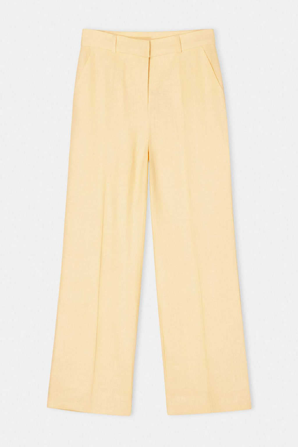 Lacivert Utu Izli Duz Paca %100 Keten Pantolon TWOSS26PL00142 - Trendyolmilla фото 7