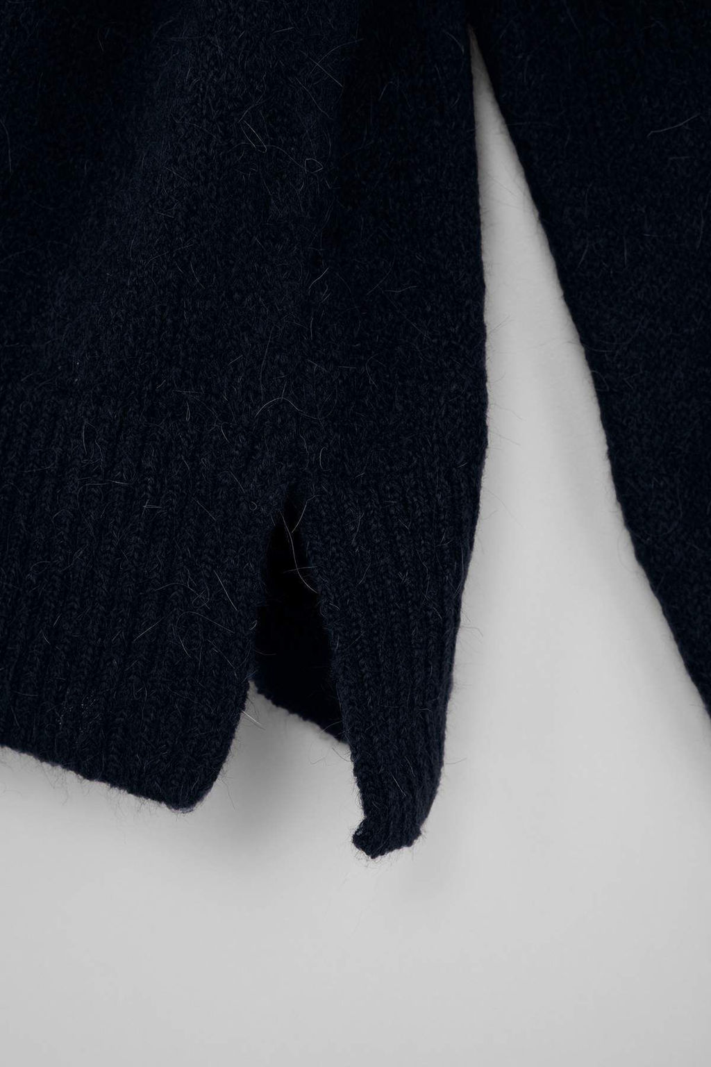 Lacivert More Sustainable Alpaka Yunu Kar?s?ml? Premium/Ozel Iplik Triko H?rka TWOAW26HI00000 - Trendyolmilla фото 7