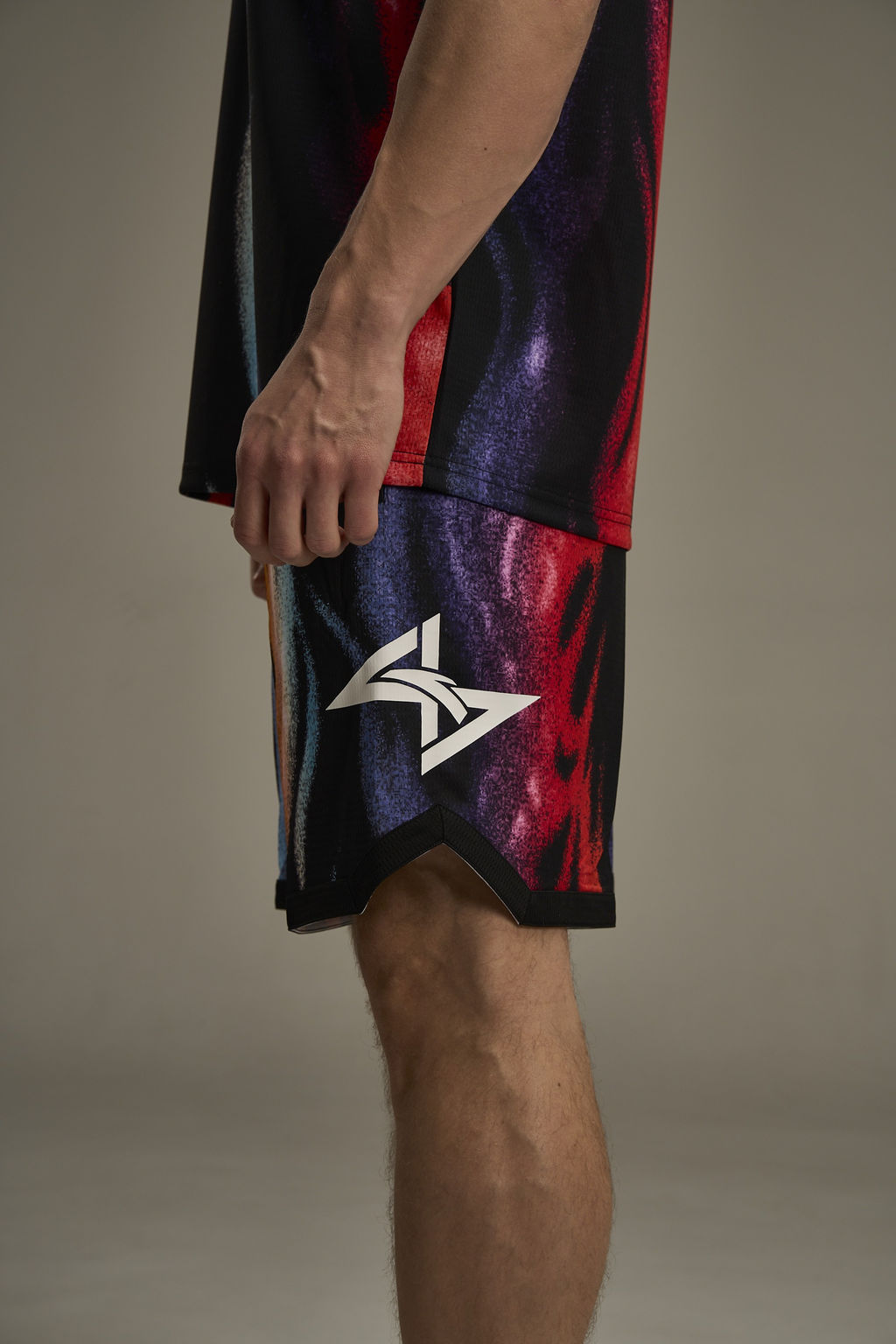 Шорты Черный/Оранжевый (Принт) SHOCK 4 Game Shorts - Anta фото 8