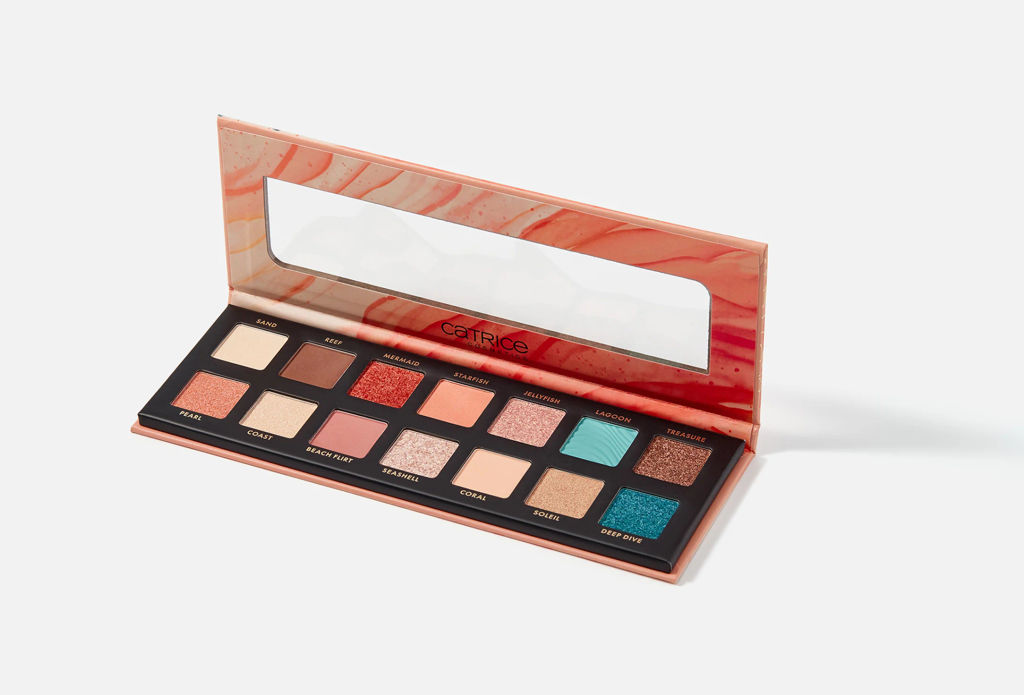 Палетка теней для век Coral Crush Slim Eyeshadow Pallete 030, 10.6 г - Catrice фото 2
