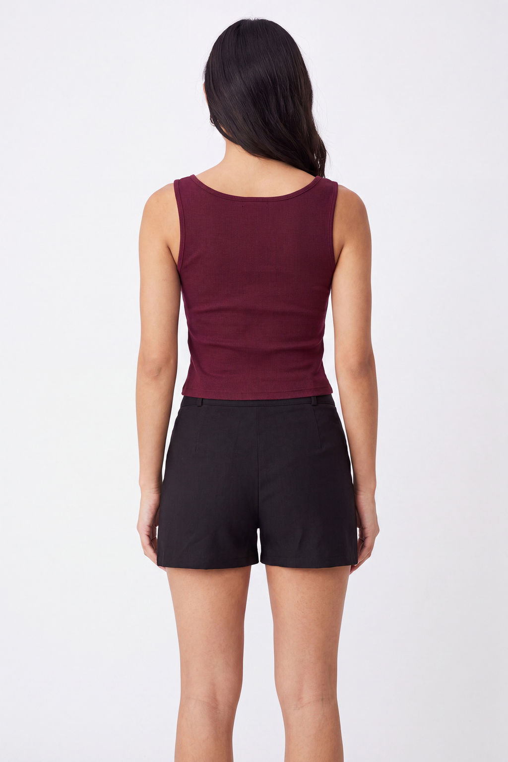 Siyah Mini Esnek Kuma_ _ort Etek _ort & Bermuda TWOSS26SR00232