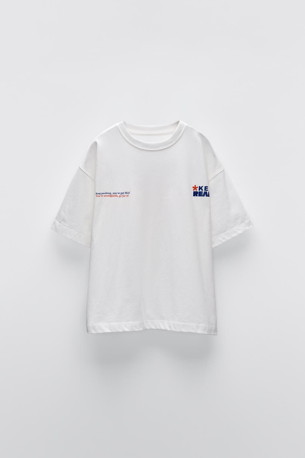 SLOGANLI T-SHIRT - Zara фото 2