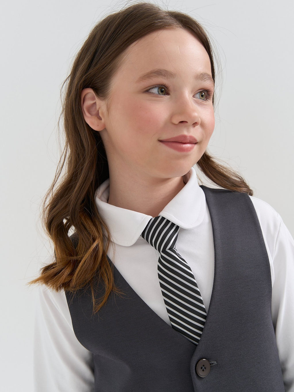 Галстук с фиксатором Полоска 7+ - Bungly фото 9