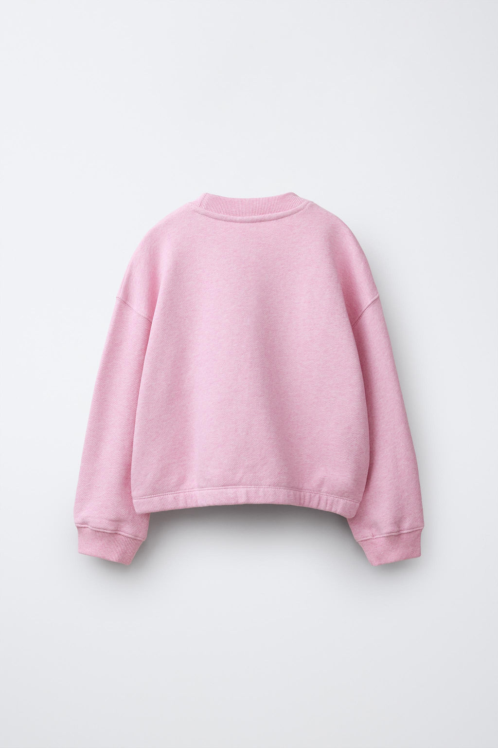 CONJUNTO SUDADERA Y BERMUDA TEXTO / Rosa vigor? - Zara фото 4