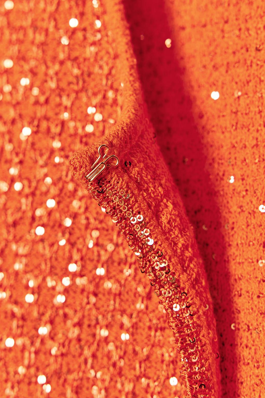 SEQUIN KNIT TOP - Zara фото 7