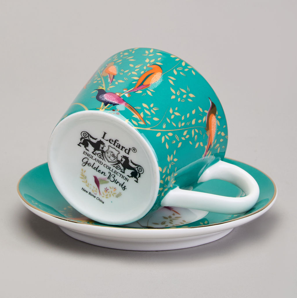 КОФЕЙНЫЙ НАБОР LEFARD GOLDEN BIRDS НА 2 ПЕР. 4 ПР. 120 МЛ  фото 6