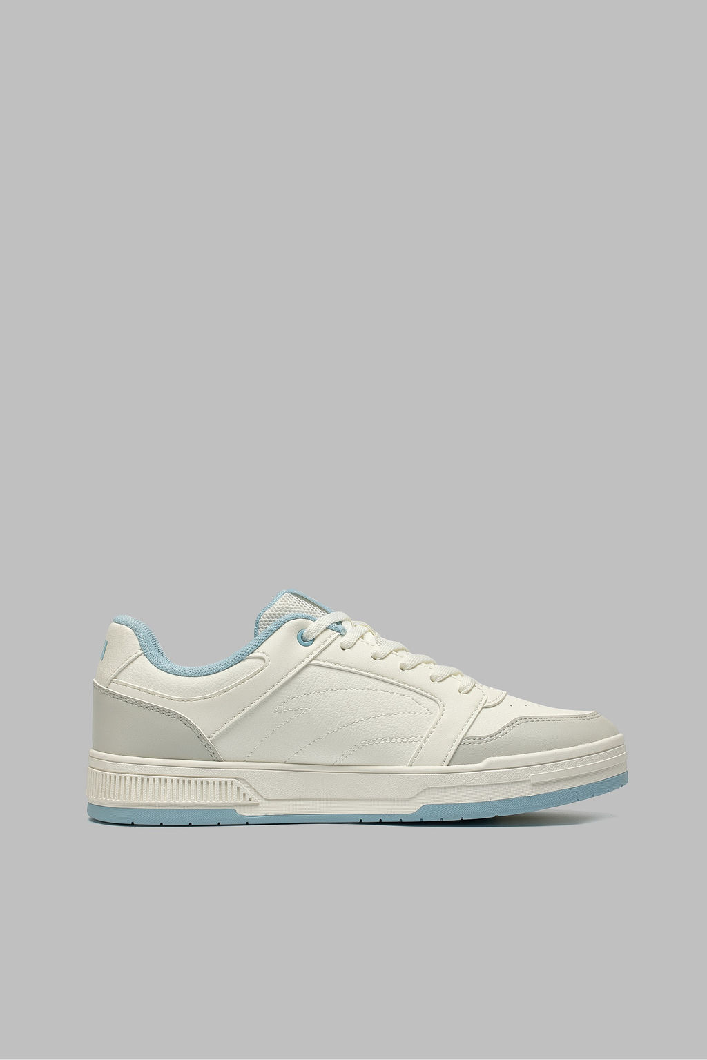 Кеды Бежевый/Туманно-Серый/Синий