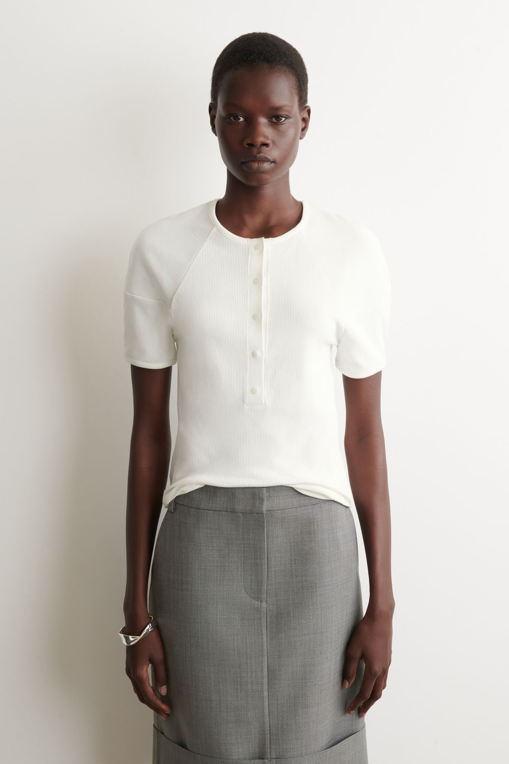CAMISETA HENLEY DE CANAL? CON CUELLO REDONDO - H&m фото 3