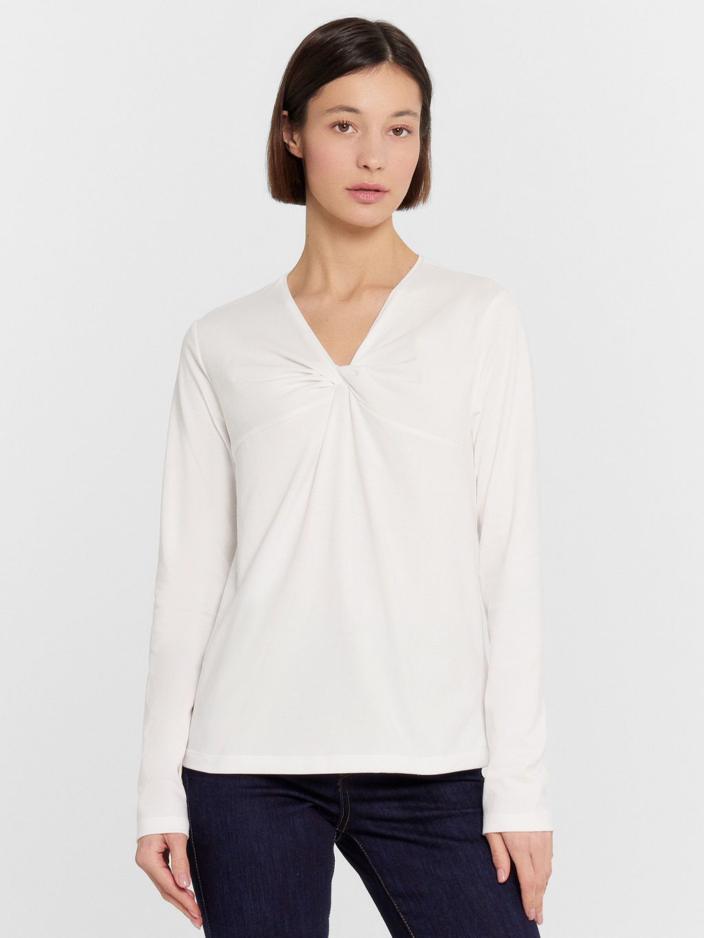 Лонгслив женский белый белый 122937 - Mark formelle фото 2