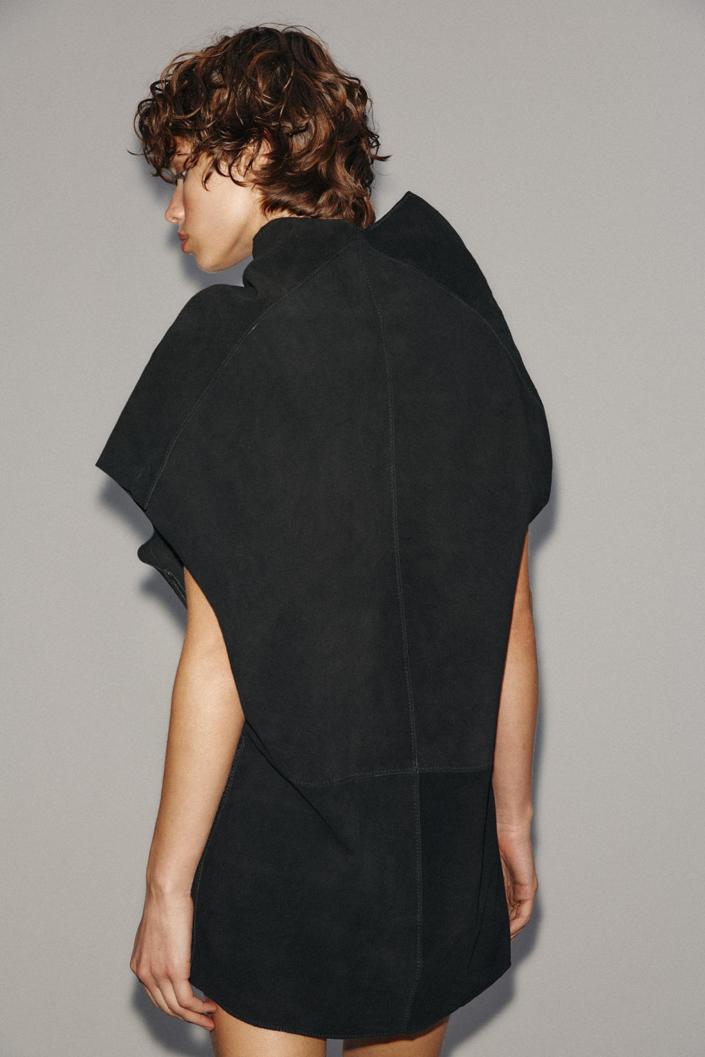 100% SUEDE LEATHER TOP - Zara фото 3