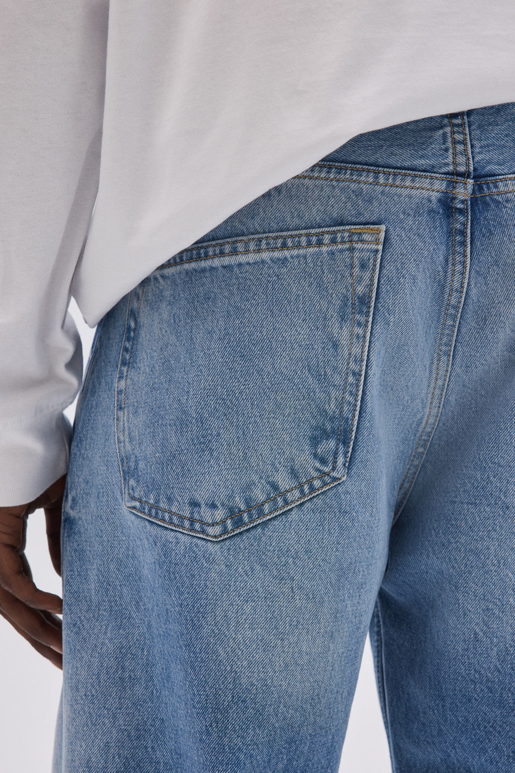 Loose Straight Jeans - H&m фото 8