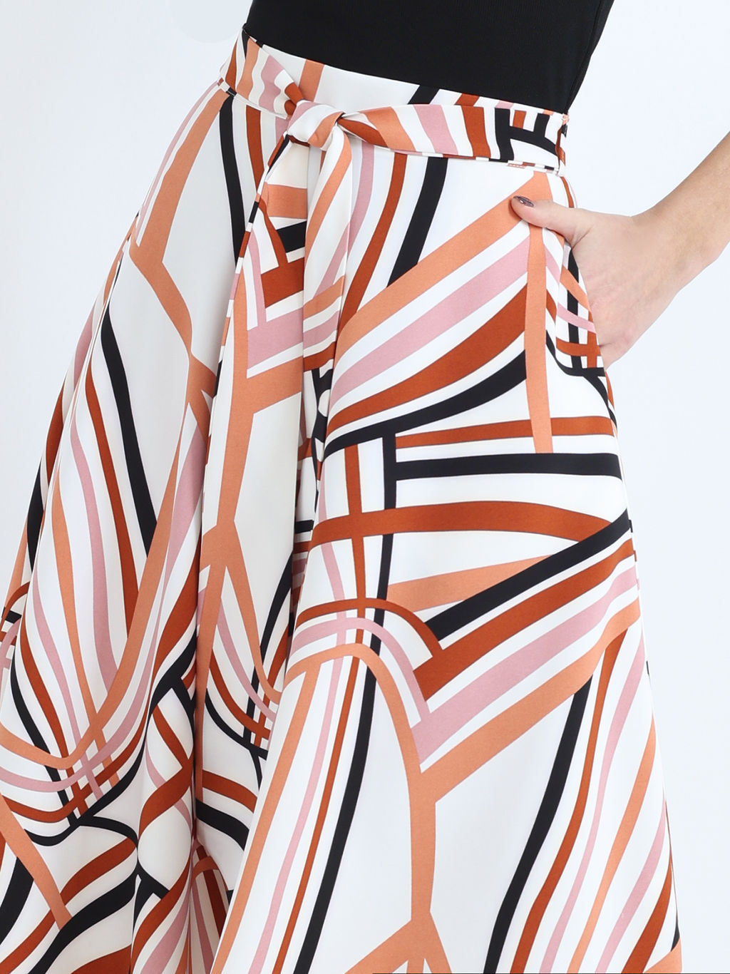 Юбка Прямо модница, принт - Dstrend фото 8