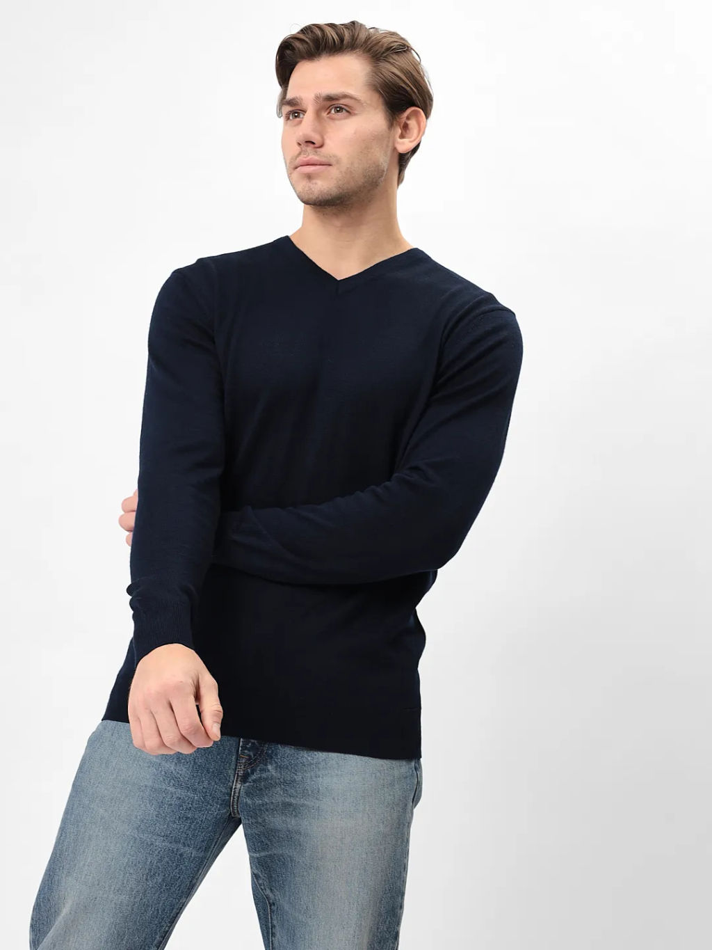 Джемпер мужской GREG G124-AN231909А (т. синий)