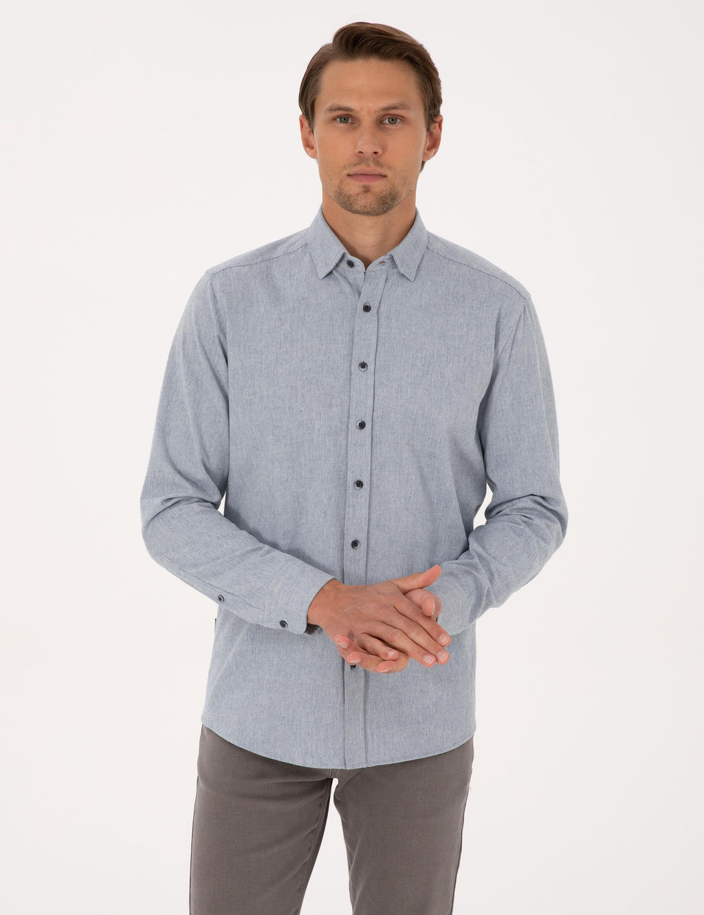 Mavi Regular Fit Uzun Kollu G_mlek