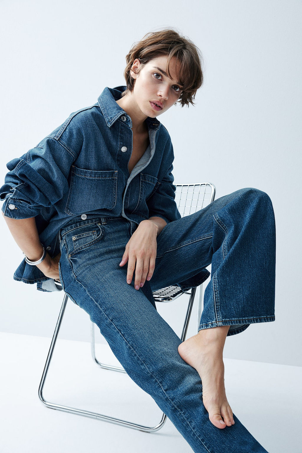 Wide High Jeans - H&m фото 3