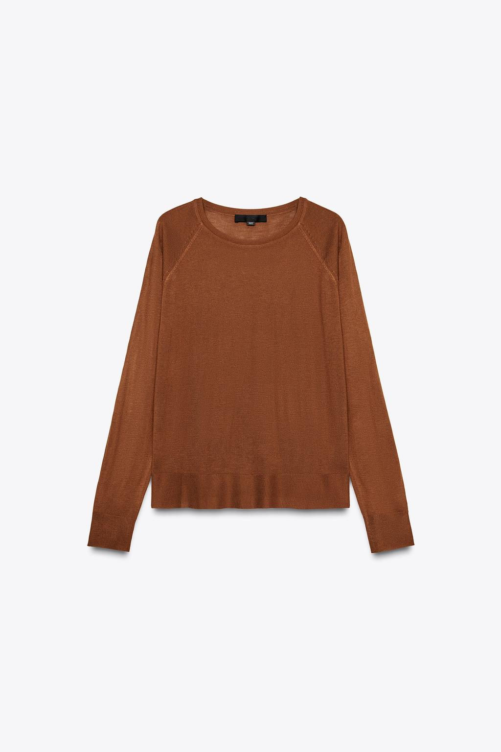 FINE KNIT SWEATER - Zara фото 12