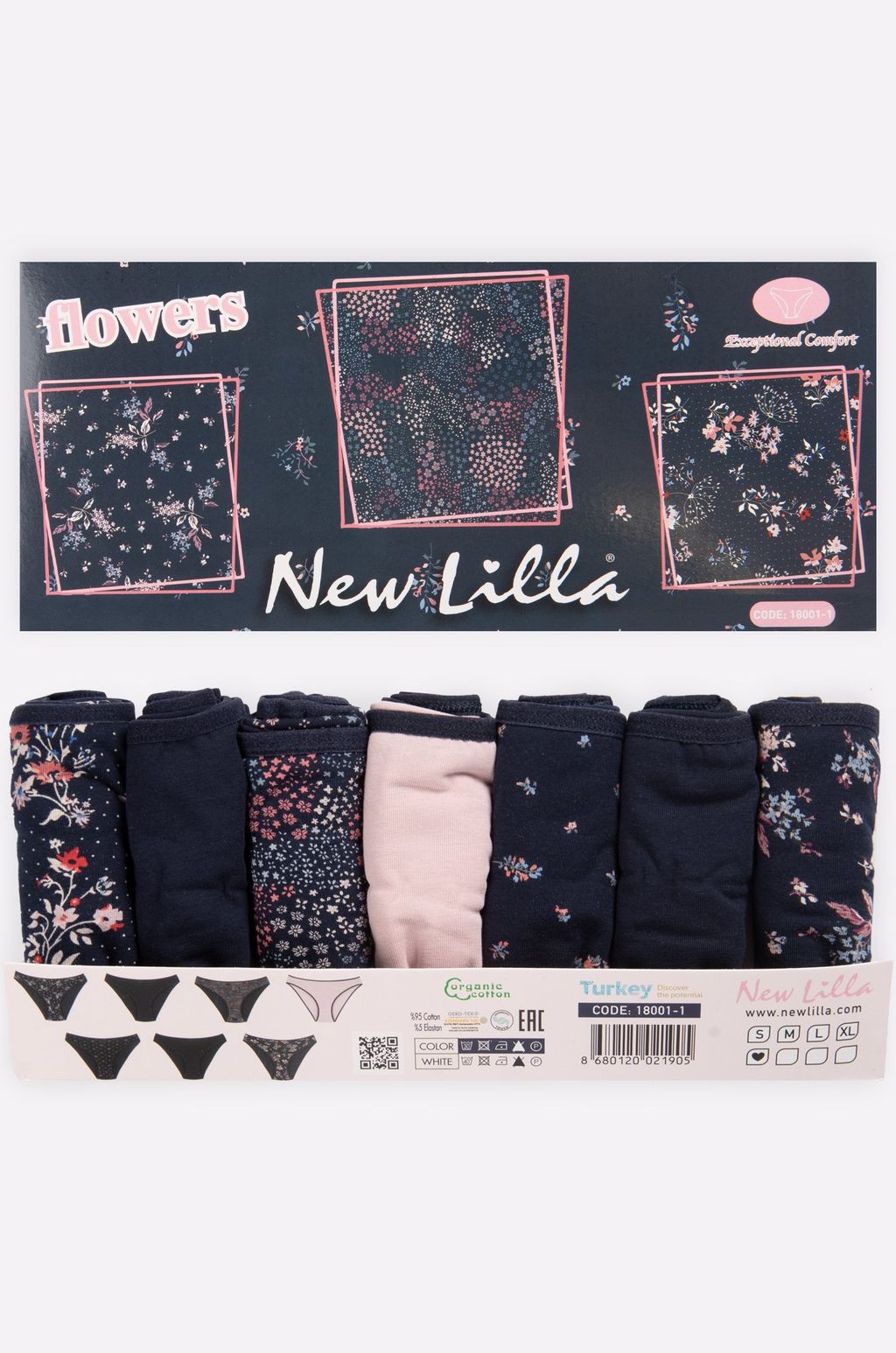 Женские трусы-слипы 7 шт. New Lilla  фото 5