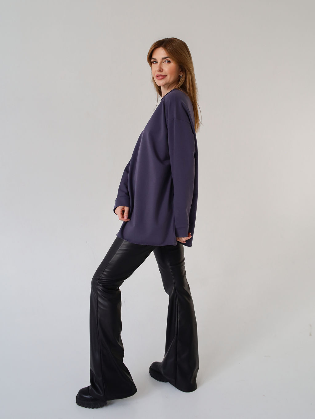 Лонгслив Basic, графит - Inzibe фото 6