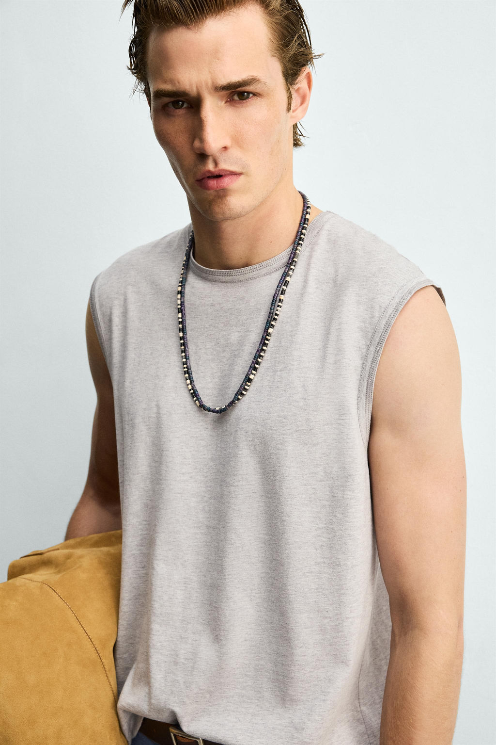 CAMISETA TANK RELAXED FIT / Gris vigor?