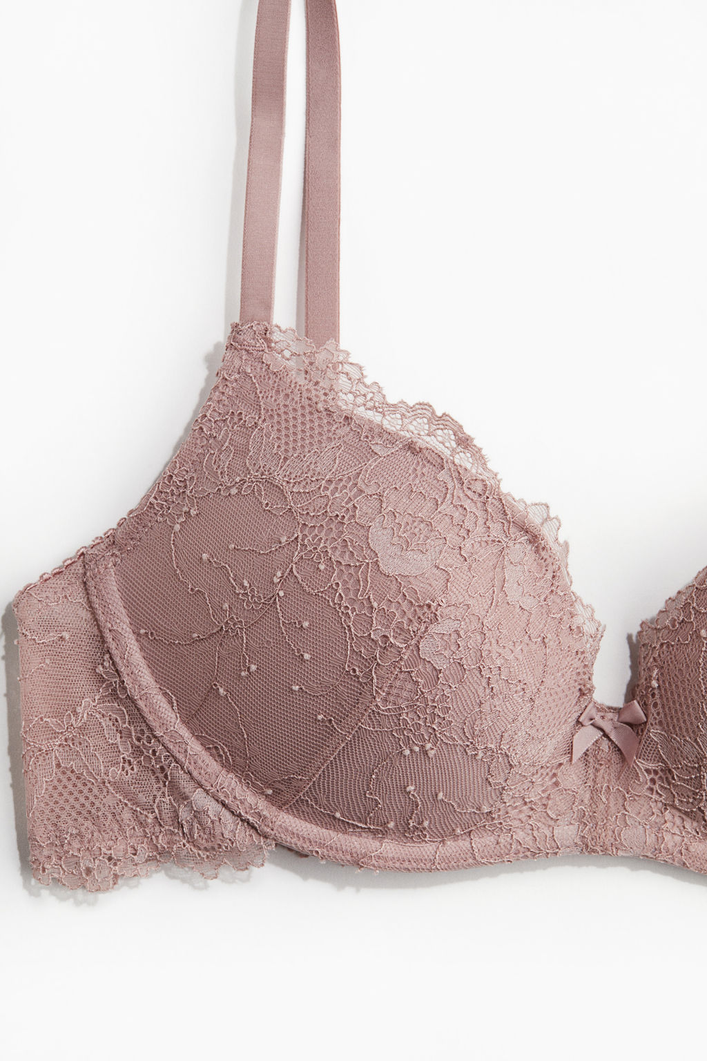 Sujetador push-up de encaje sin aros - H&m фото 2