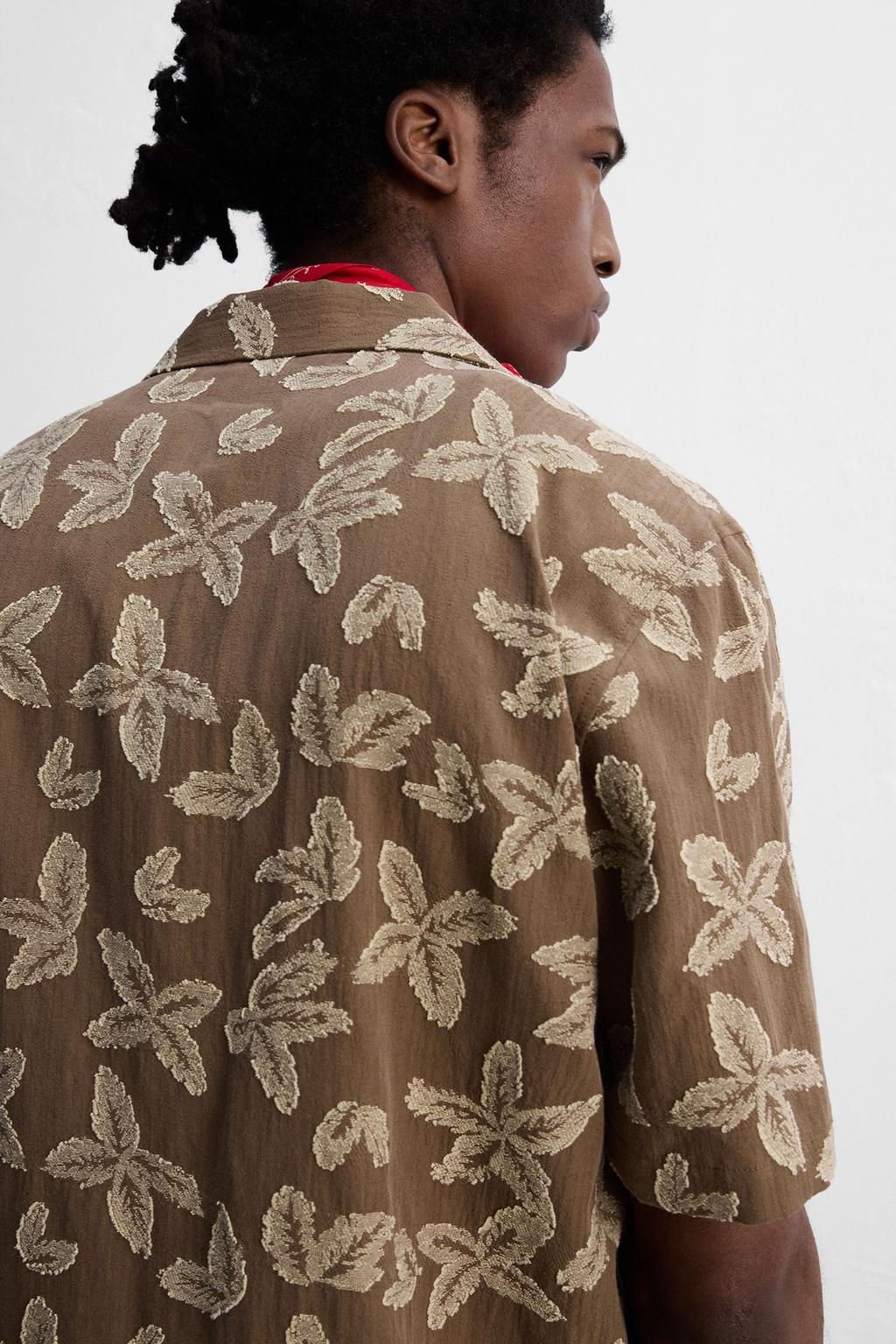 FLORAL JACQUARD SHIRT  OTIS KWAME KYE QUAICOE - Zara фото 6