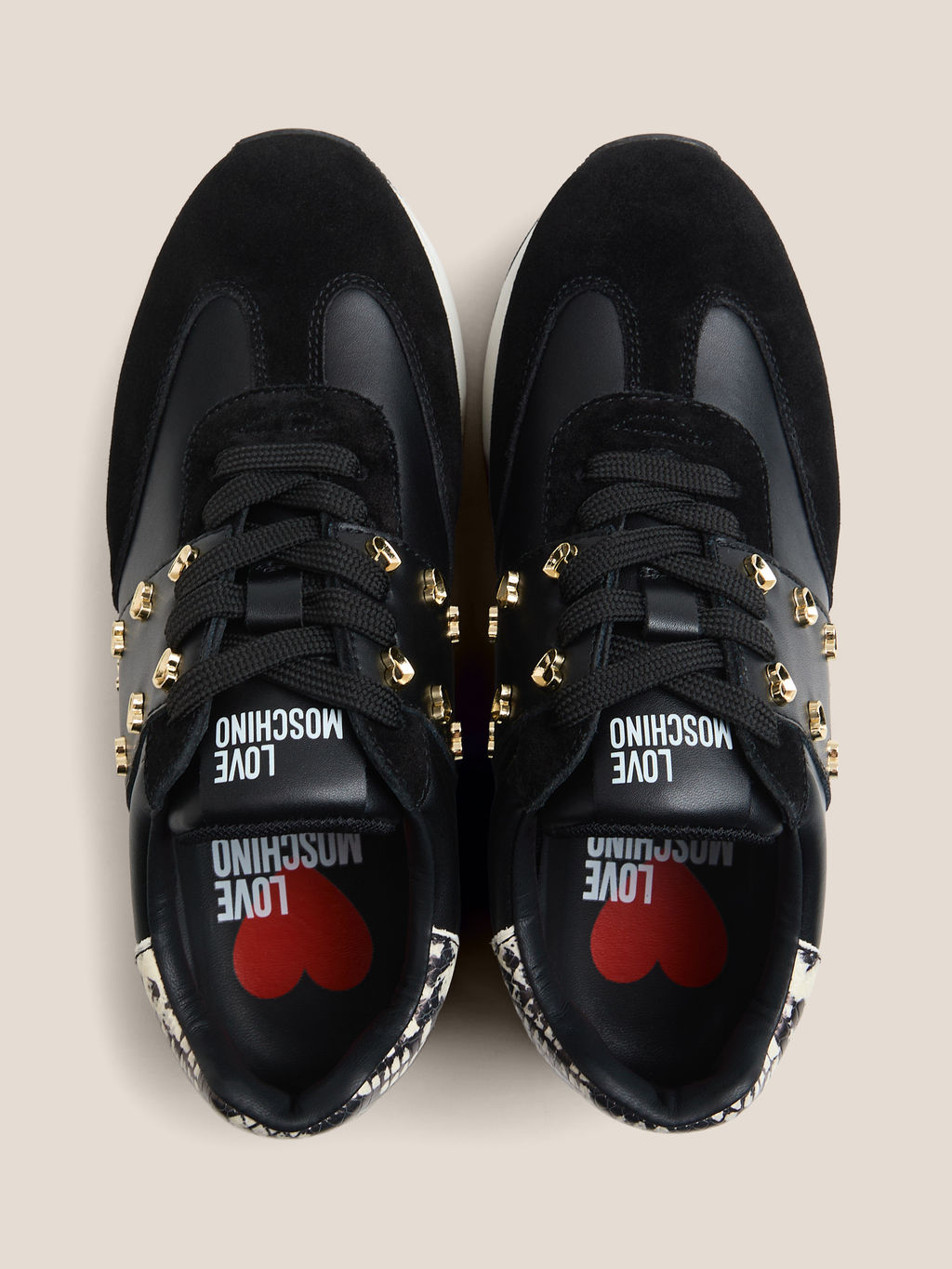 Женские кроссовки LOVE MOSCHINO DAILY RUNNING Артикул 4562823, черный  фото 4