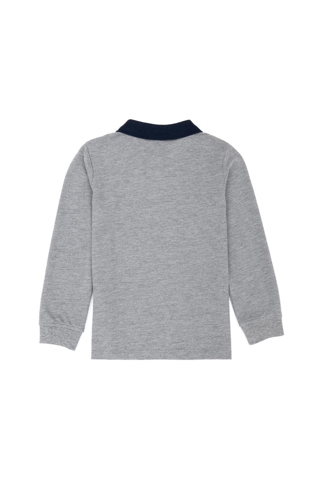 Серая меланжевая базовая толстовка для мальчика - U.s. polo assn фото 3