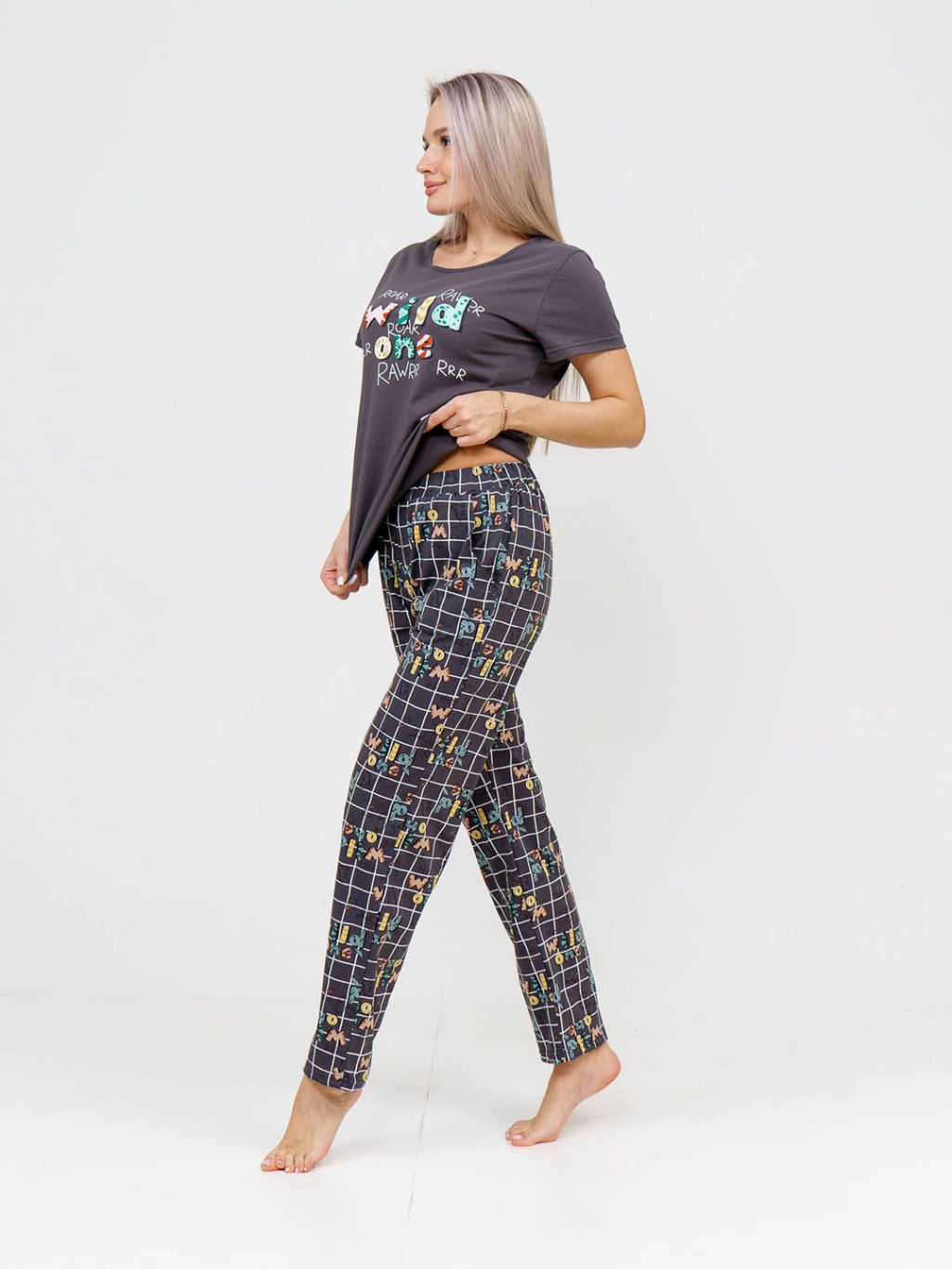 Костюм женский, цвет серый