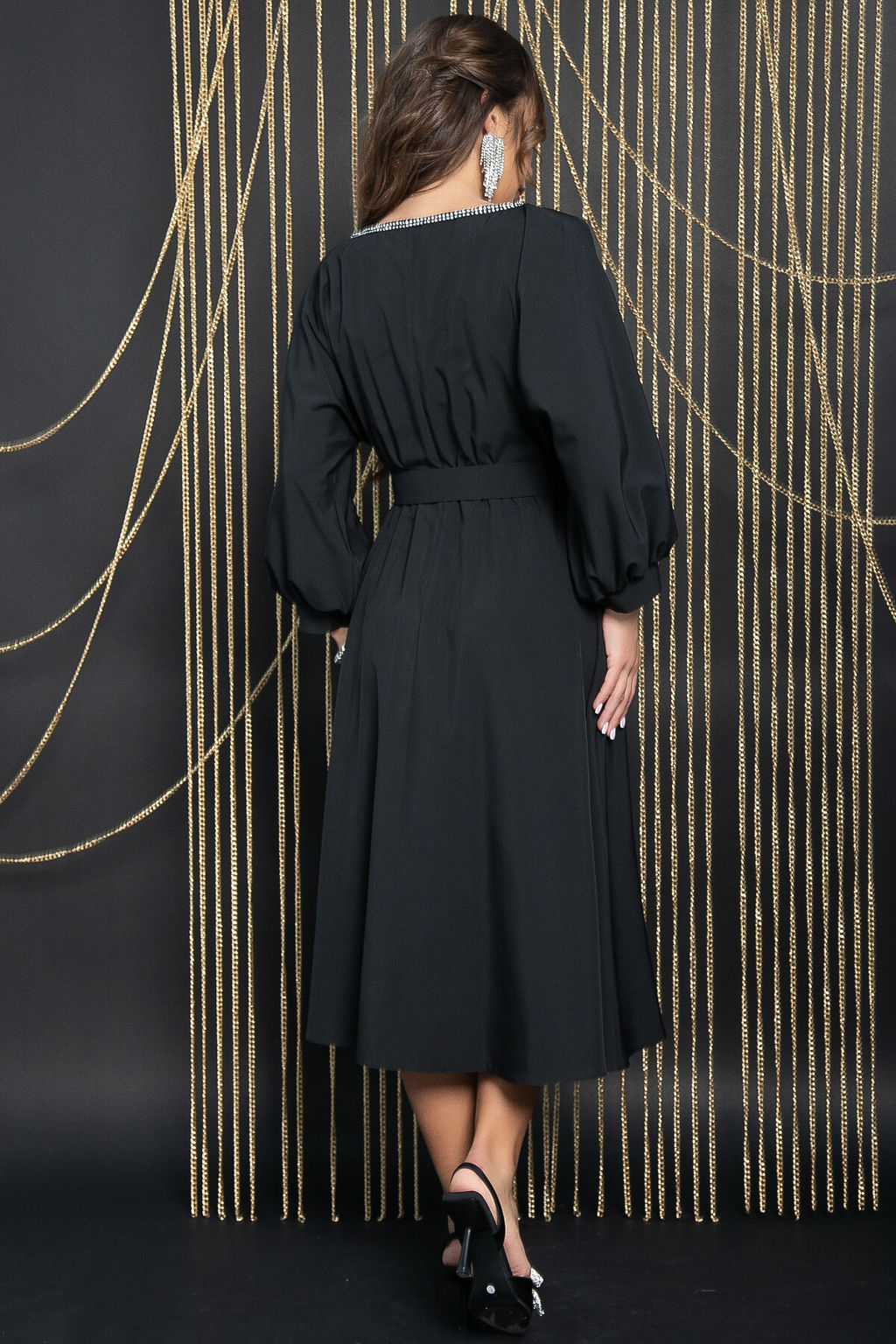 Платье Утонченный вкус (черное) П11728 - Lt collection фото 2