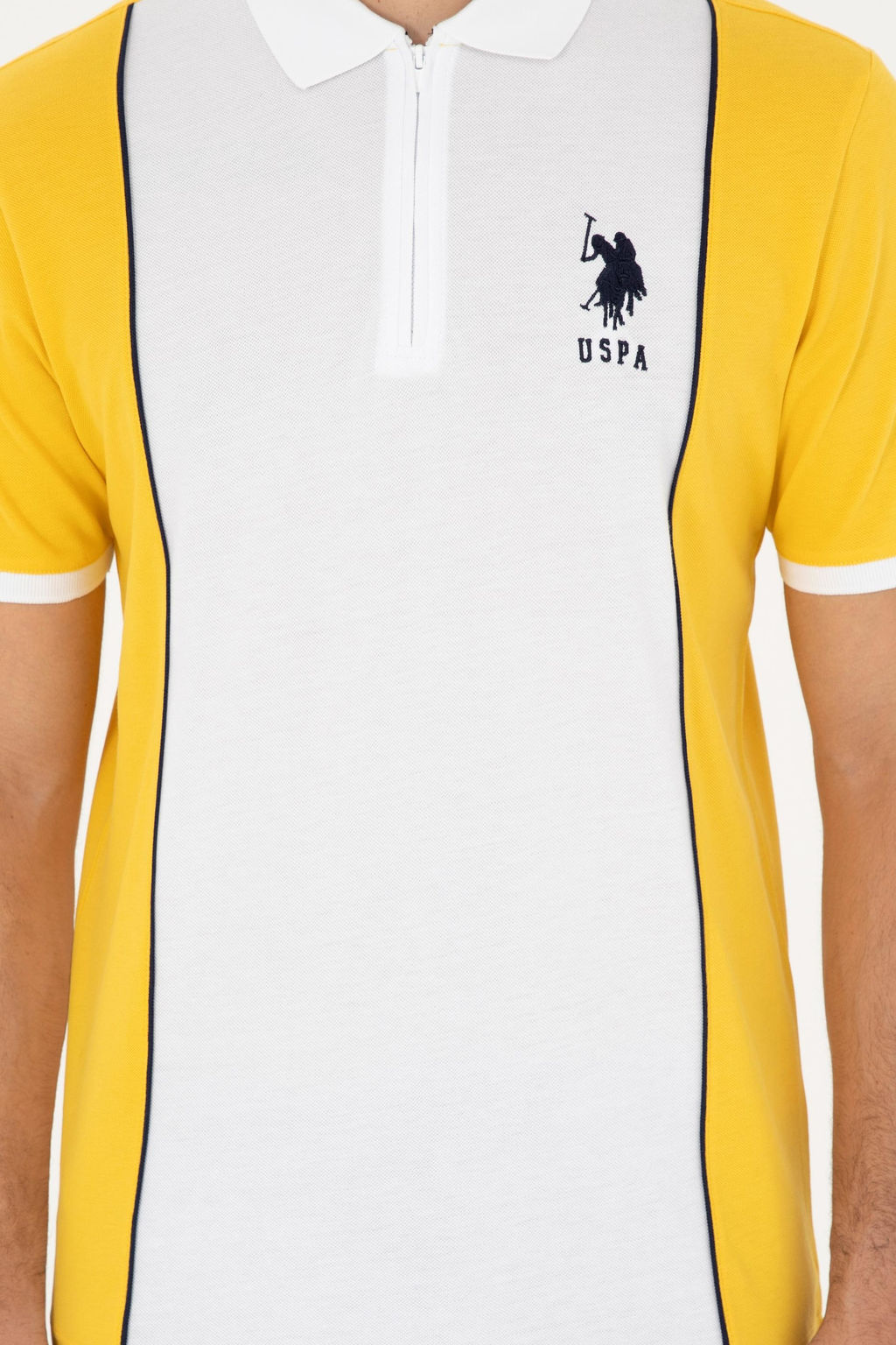 U. S. Polo Assn / Мужская шафрановая футболка - U.s. polo assn фото 6