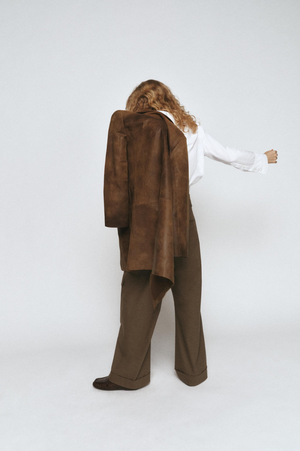100% LEATHER COAT ZW COLLECTION LIMITED EDITION - Zara фото 10