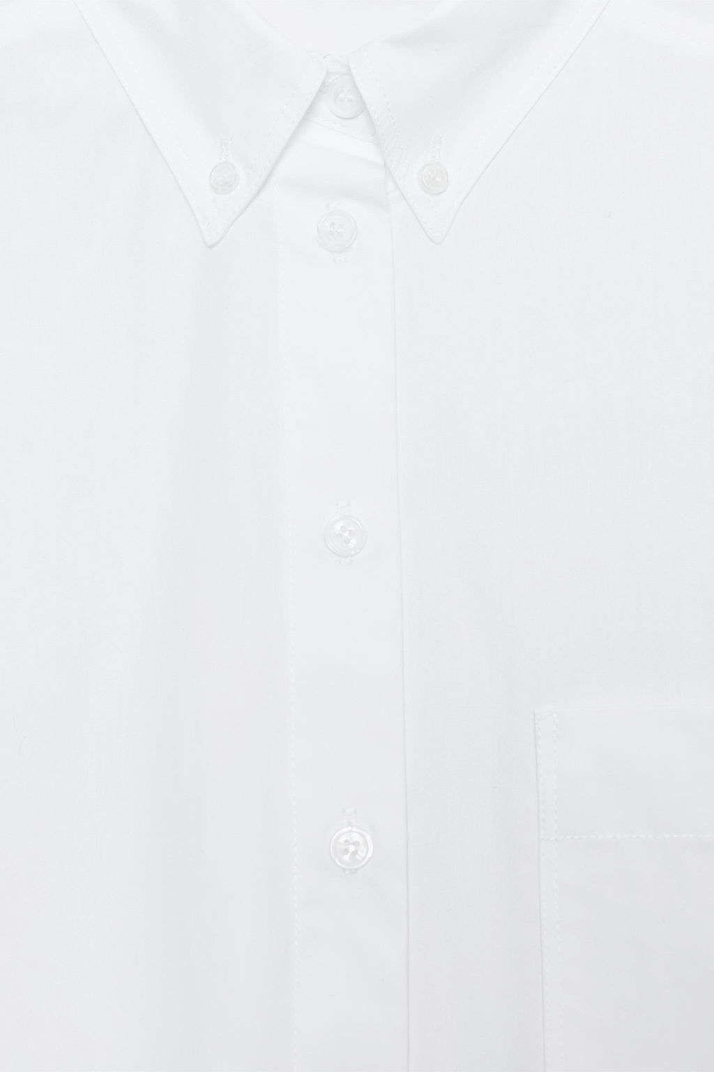 POPLIN SHIRT WITH POCKET - Zara фото 8