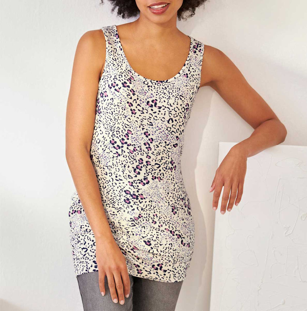 Комплект из двух блуз, синяя-розовая-пестрая - Heine фото 5